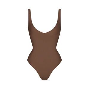SKIMS Brown Shapewear Bodysuit